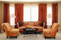 Sumptuous Transitional Living Room by Tobi Fairley