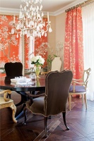 Elegant Contemporary Dining Room by Jamie Herzlinger