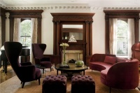 Classic Transitional Living Room by David Howell