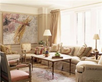 Sunny Traditional Living Room by Barry Goralnick