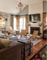 Elegant Transitional Living Room by Joann Kandrac & Kelly Kole