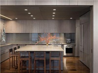 Dark Contemporary Kitchen by Gary Lee