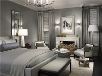 Elegant Transitional Bedroom by Michael Abrams