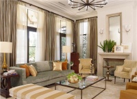 Sumptuous Transitional Living Room by Deborah Wecselman