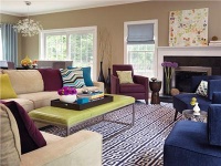 Light Contemporary Living Room by Rachel Reider