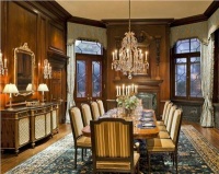 Formal Traditional Dining Room by Barbara Eberlein