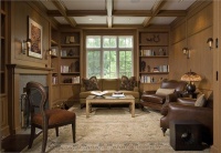 Private Traditional Library by Susan Fredman