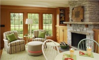 Cozy Country/Rustic Family Room by Lisa Peck