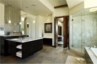 Elegant Contemporary Bathroom by Jennifer Jelinek