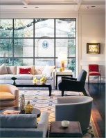 Open Transitional Living Room by Emily Summers