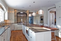 Light Traditional Kitchen by Jessica Williamson