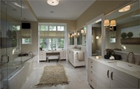 Light Contemporary Bathroom by Susan Fredman