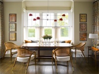 Homey Contemporary Dining Room by Gideon Mendelson