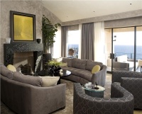 Elegant Contemporary Living Room by Nadia Elgrably