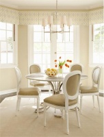 Light Transitional Dining Room by Tineke Triggs