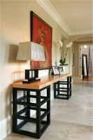 Classic Transitional Hallway by Michael Abrams