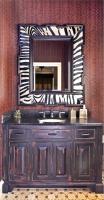 Dark Traditional Bathroom by Rhonda Vandiver-White