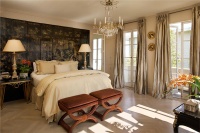 Elegant Transitional Bedroom by Candace Barnes