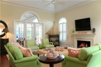 Classic Contemporary Family Room by Jacquelyn Armour