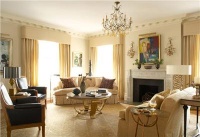 Elegant Traditional Living Room by Barry Goralnick