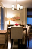 Relaxing Contemporary Dining Room by Amanda Moore