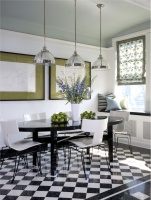 Sunny Contemporary Dining Room by Jessica Lagrange