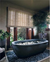 Dark Contemporary Bathroom by Gina Willman