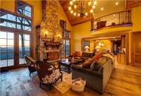 Cozy Country/Rustic Living Room by Amy  Conner-Murphy