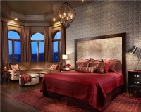 Romantic Contemporary Bedroom by Laura Britt