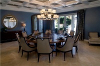 Open Contemporary Dining Room by Heather Soto