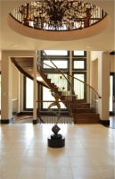 Open Contemporary Foyer by Janet Morais