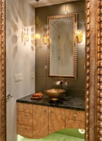 Elegant Transitional Bathroom by Lori Carroll