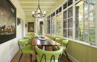 Casual Country/Rustic Dining Room by Jed Johnson Associates