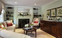 Elegant Transitional Living Room by Barbara Feinstein