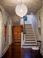 Dramatic Contemporary Foyer by Jessica Helgerson