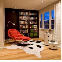 Cozy Contemporary Library by Andreas Charalambous