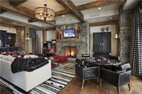 Homey Country/Rustic Game Room by Jerry Locati