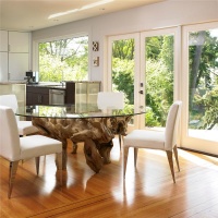 Sunny Contemporary Dining Room by Ines Hanl