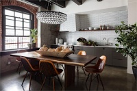 Homey Transitional Kitchen by Jessica Helgerson