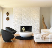 Light Contemporary Living Room by Ines Hanl