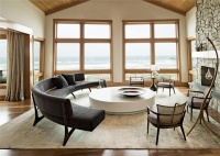 Light Contemporary Living Room by Jessica Helgerson