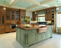 Open Traditional Kitchen by James Howard