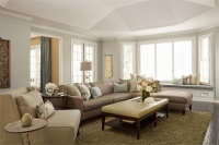 Cozy Contemporary Family Room by Tineke Triggs