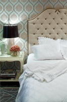 Elegant Contemporary Bedroom by Jamie Herzlinger