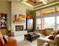 Casual Contemporary Living Room by Laura Britt