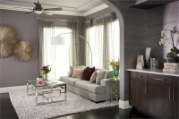 Relaxing Transitional Living Room by Rhonda Vandiver-White