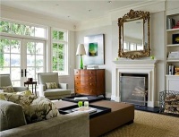 Elegant Traditional Living Room by Laura Bohn