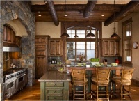 Cozy Country/Rustic Kitchen by Jerry Locati