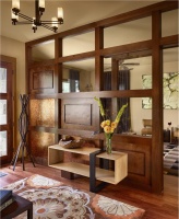 Elegant Contemporary Foyer by Laura Britt