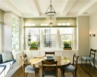 Sunny Contemporary Dining Room by McCabe & McCabe Design, LLC